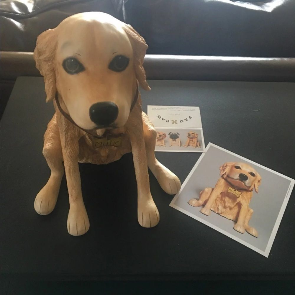 Artist Made Lab/Golden Retriever Sculpture
